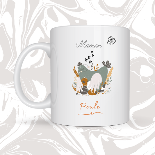 🐔 Mug cadeau "Maman Poule" 💕